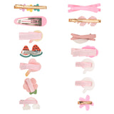 Set of 14 Pink Candy Hair Pins for Girls [AHA231]