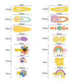 Set of 14 Colourful Sunshine Hair Pins for Girls [AHA232]