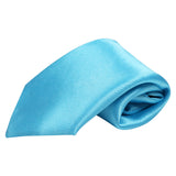 Kids Satin Blue Tie [AKA013]