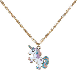 Colourful Unicorn Pendant with a Printed Gift Card for Young Girls [APD045]