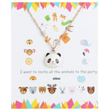 Cute Panda Pendant with "Animals Party" Gift Card [APD055]