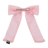 Large Organza Hair Bow in Pink