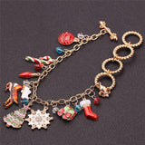Christmas Charm Decorative Charm Bracelet [BR278]