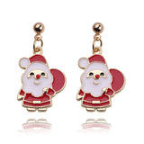 Christmas Special Cute Santa Claus Drop Earrings [ER108]