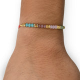 Colourful Pastel Crystal Beads Rakhi for Brother | Rakshabandhan 2022 [RA140]