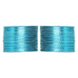 Set of 36 Shinning Metal Bangles in Light Blue [TBN041]