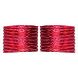 Set of 36 Shinning Metal Bangles in Hot Pink [TBN043]
