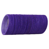 Set of 48 Velvet Bangles in Purple[TBN054]